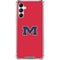 University of Mississippi Ole Miss Logo Red Galaxy A15 5G Clear Case
